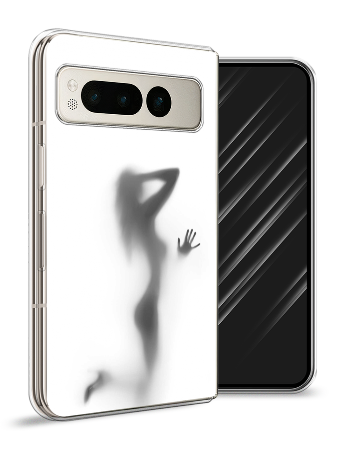 

Чехол Awog на Google Pixel Fold "Стекло в душе", Белый;серый;черный, 271850-1