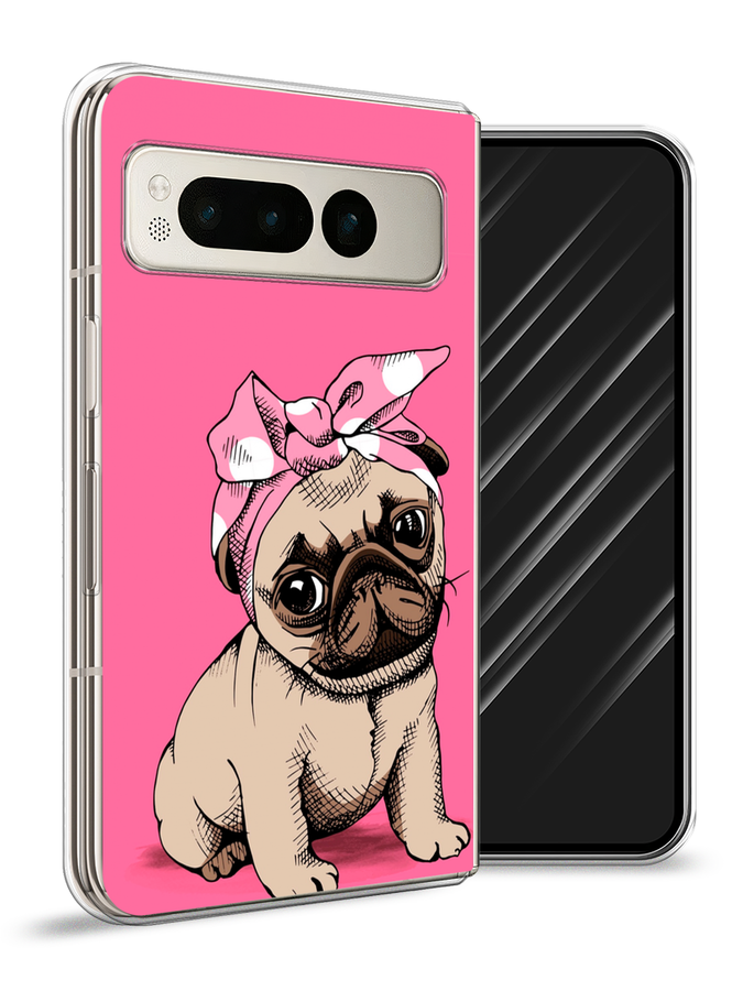 

Чехол Awog на Google Pixel Fold "Dog Pin-Up", Розовый;бежевый, 271850-1