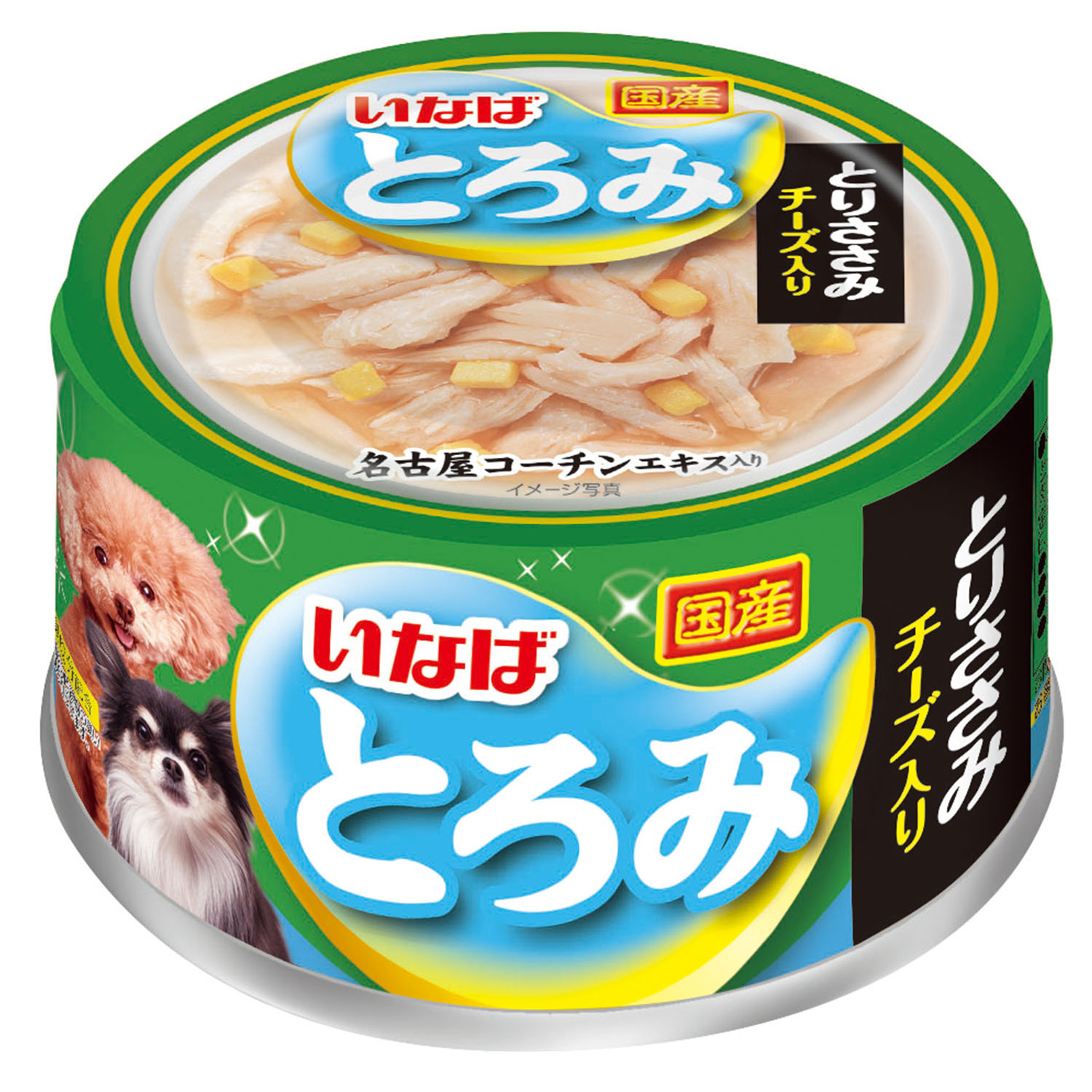 

Консервы для собак Inaba Toromi, куриное филе с сыром, 24 шт по 80 г