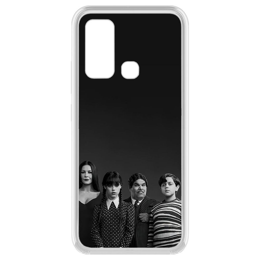 

Чехол-накладка Krutoff Clear Case Уэнсдей Аддамс - Семейка Аддамс для Vivo Y30