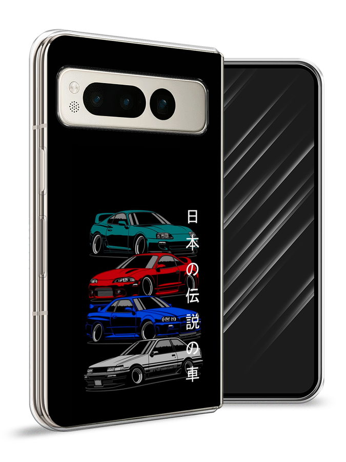 

Чехол Awog на Google Pixel Fold "JDM Legend cars", Зеленый;красный;синий, 271850-1