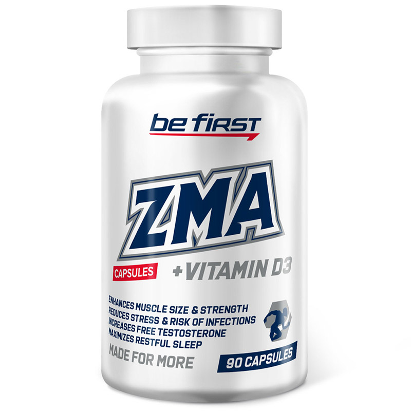 Be First ZMA + vitamin D3, 90 капс