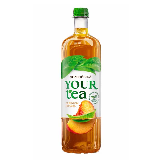 Холодный чай Your Tea черный с персиком 1 л