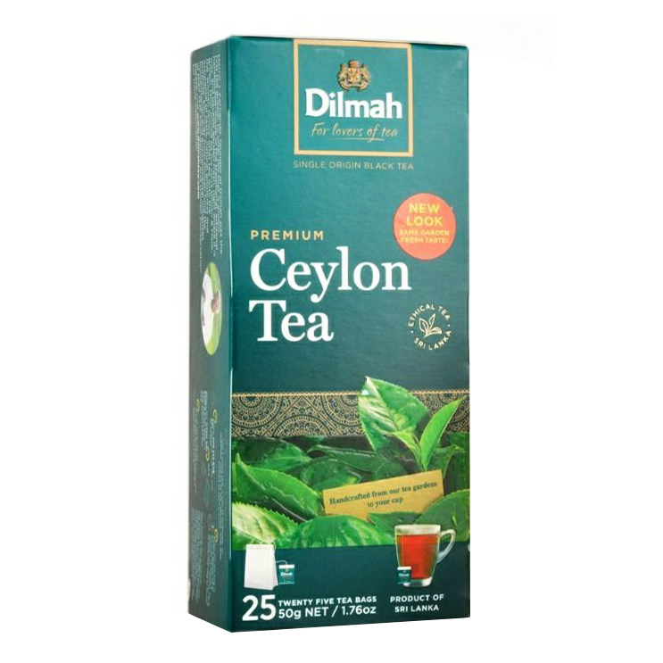 

Чай черный Dilmah Premium Ceylon в пакетиках 2 г х 25 шт