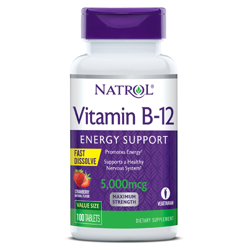 фото Natrol vitamin b-12 5000 мкг, 100 таб