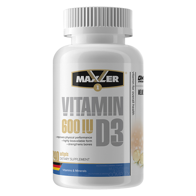 фото Maxler vitamin d3 600 ме (15 мкг), 240 капс