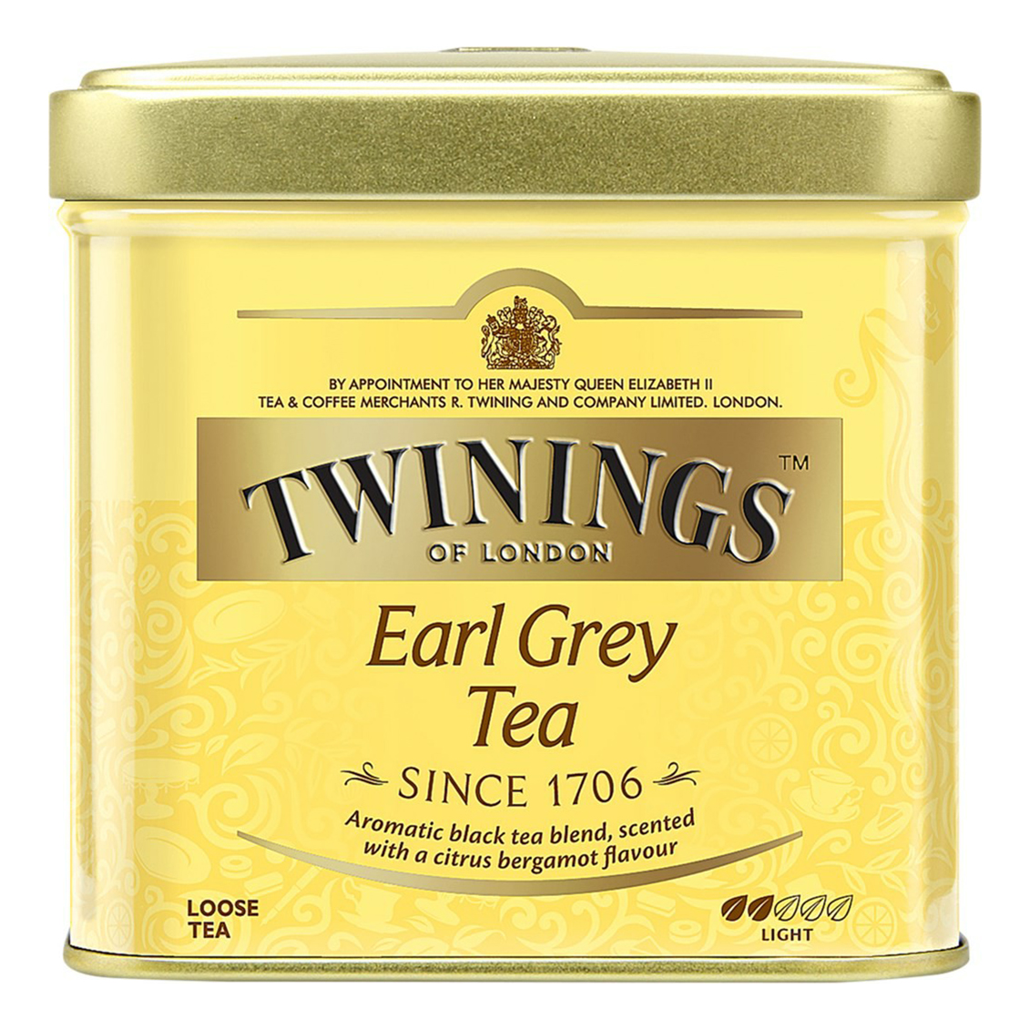 фото Чай черный twinings earl grey листовой железная банка 100 г