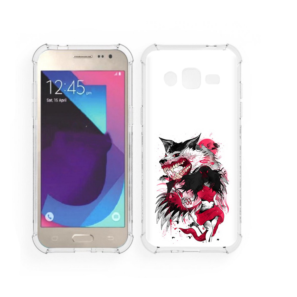 

Чехол MyPads Tocco для Samsung Galaxy J2 красная шапочка (PT226924.572.410), Прозрачный, Tocco
