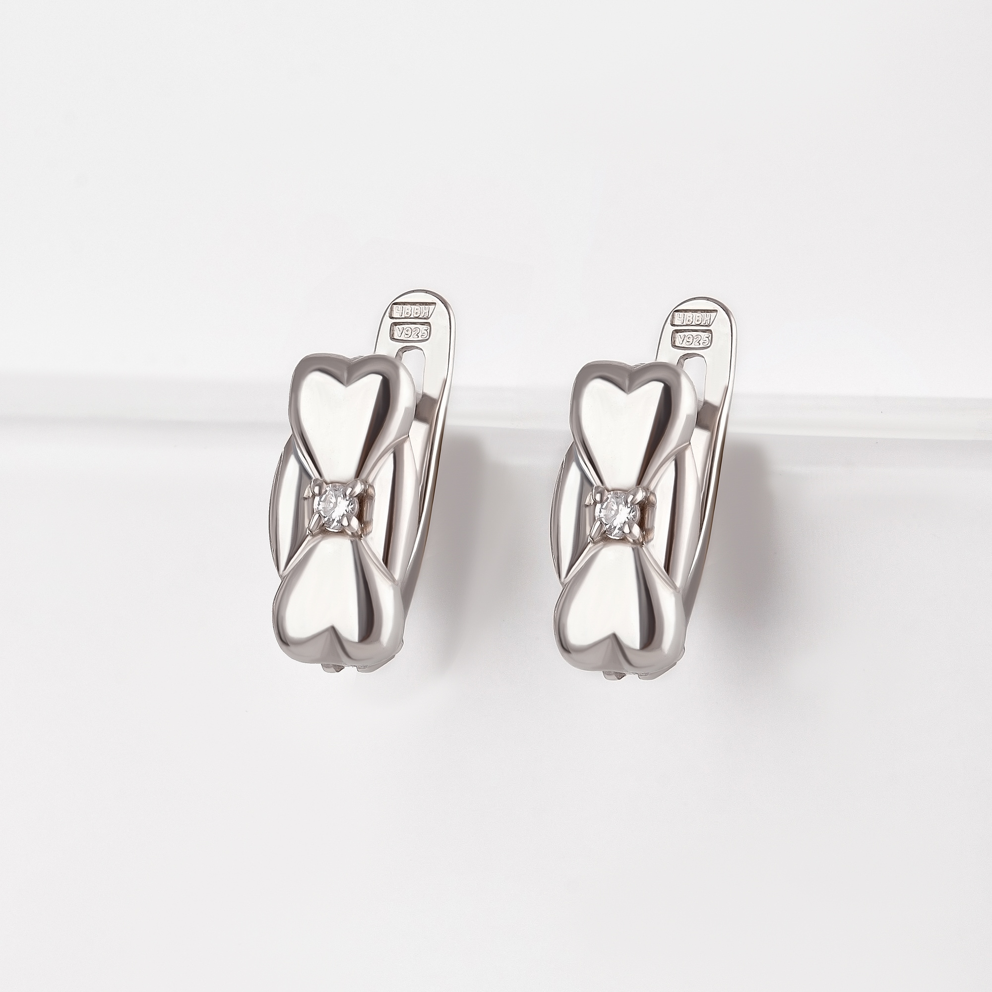 

Серьги из серебра с фианитами 3ВС630-1495, 3ВС630-1495