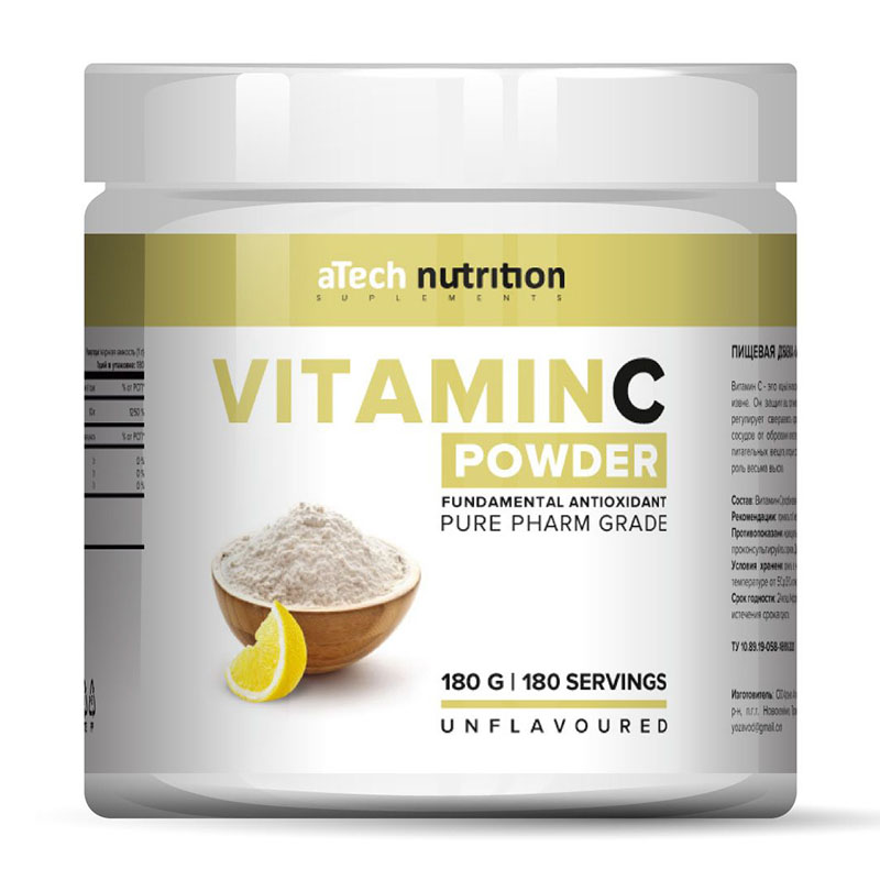 Atech Nutrition Vitamin C Powder, 180 г