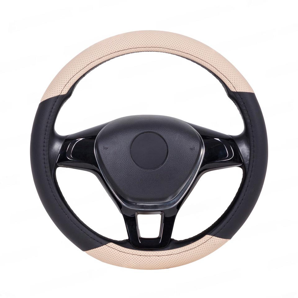 

Оплетка на руль Автопилот Toyota-3008-234124 Тойота Ноа (2014-2017) минивэн/Toyota Noah, Черный;бежевый