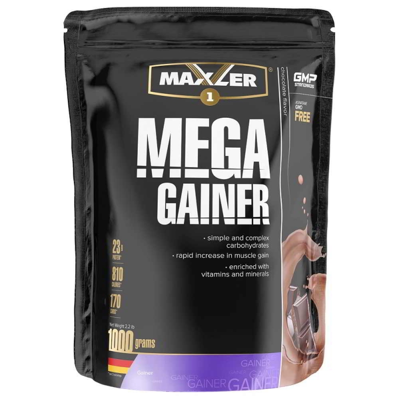 фото Гейнер maxler mega gainer, 1000 г, chocolate