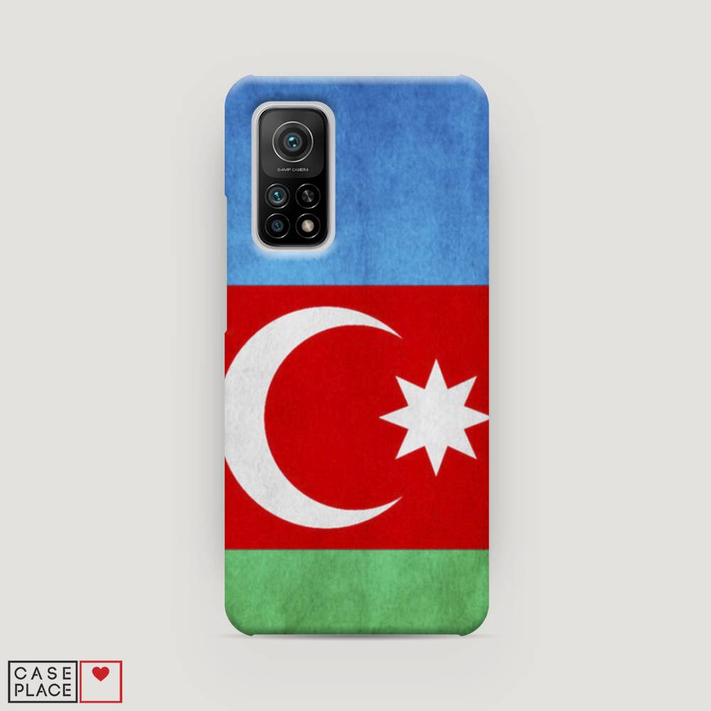

Пластиковый чехол "Флаг Азербайджана" на Xiaomi Mi 10T, 39320-4