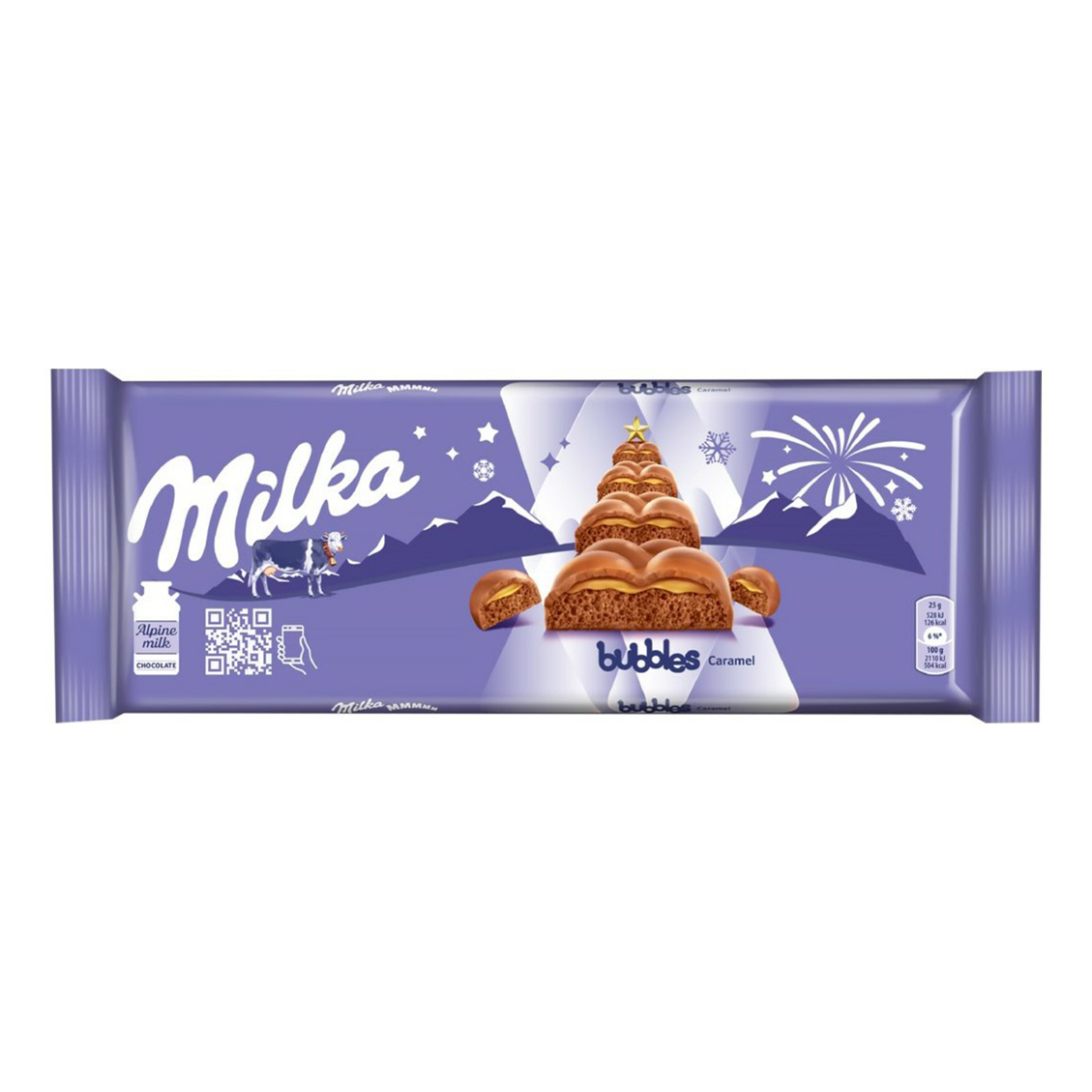 

Шоколад Milka Bubbles молочный пористый с карамелью 250 г