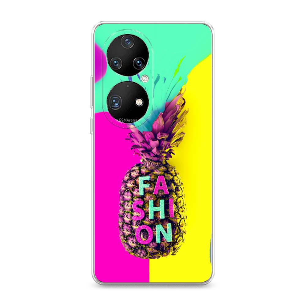 

Чехол Awog на Huawei P50 Pro "Кислотный ананас", Разноцветный, 6105050-10