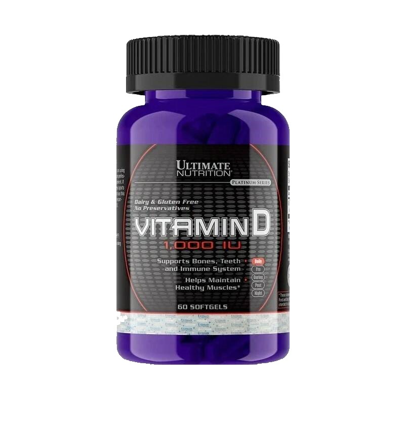 Ultimate Nutrition Vitamin D, 60 капс
