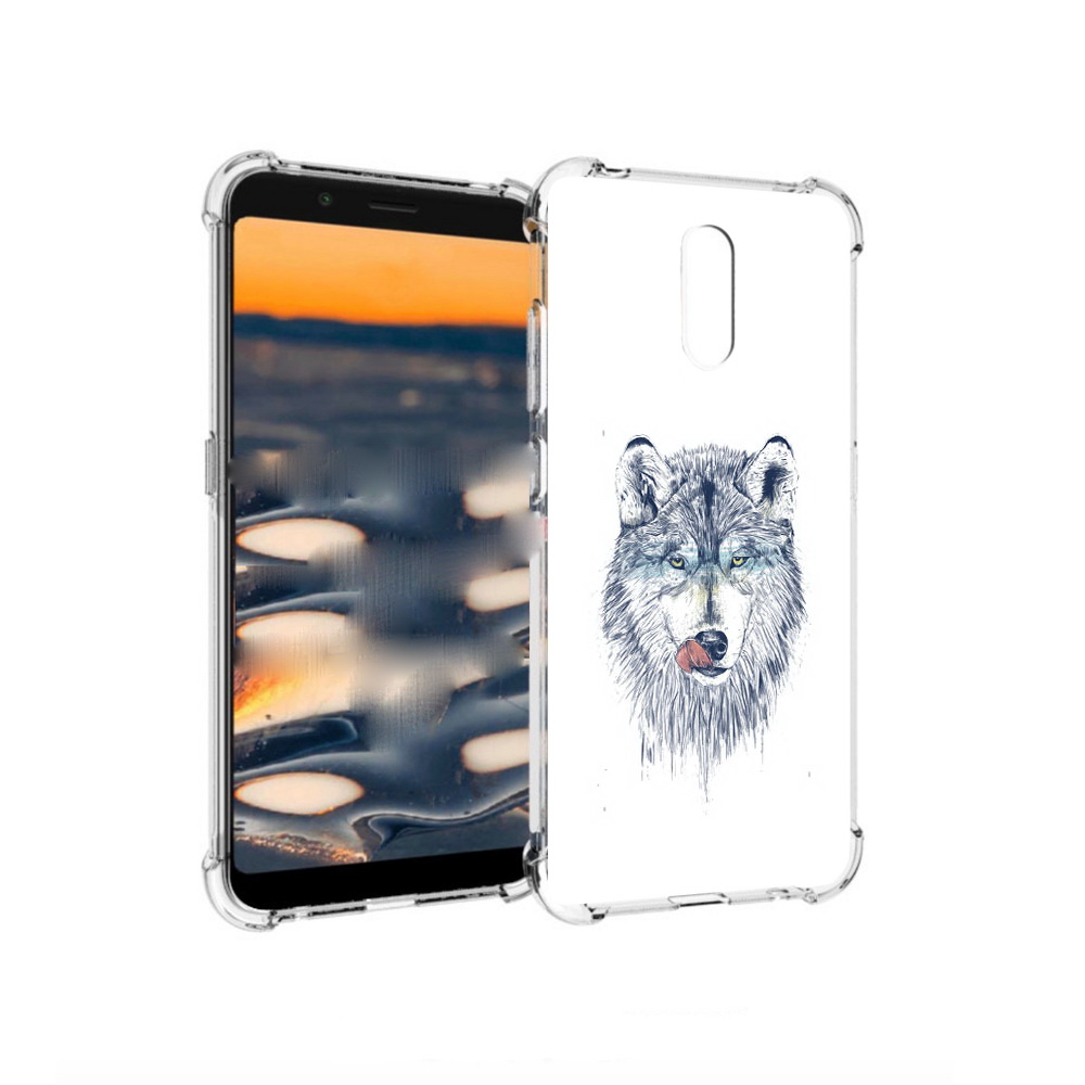 

Чехол MyPads Tocco для Nokia C2 голодгый волк (PT227055.113.292), Прозрачный, Tocco