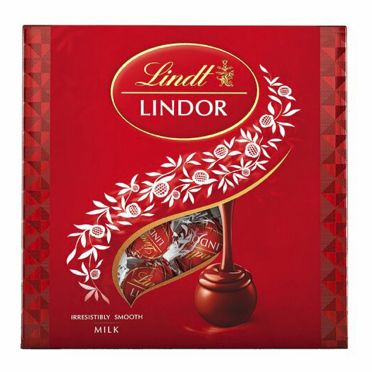 фото Шоколадные конфеты lindt lindor в молочном шоколаде 125 г