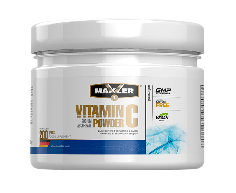 Maxler Vitamin C Sodium Ascorbate Powder, 200 г