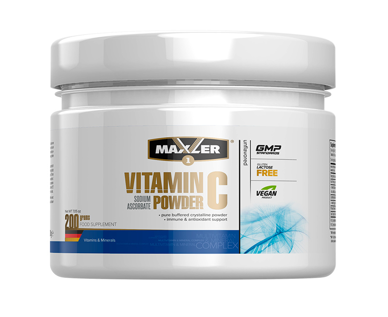 фото Maxler vitamin c sodium ascorbate powder, 200 г