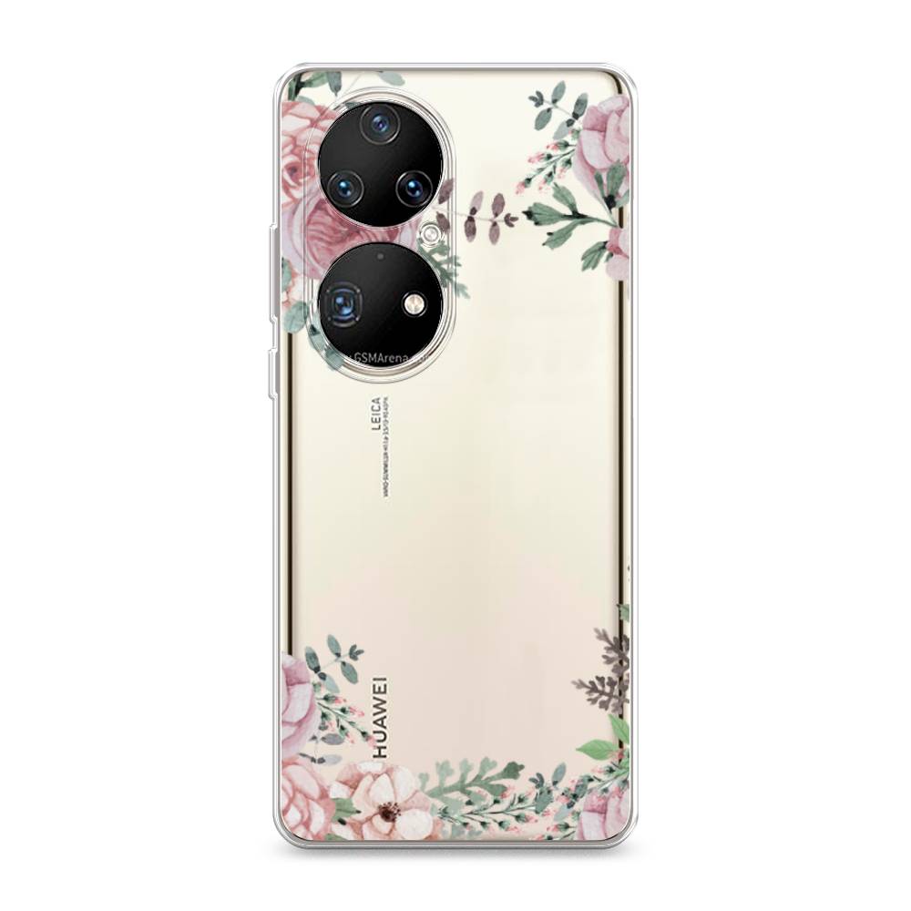 

Чехол Awog на Huawei P50 Pro "Нежные розы акварель", Разноцветный, 6105050-8