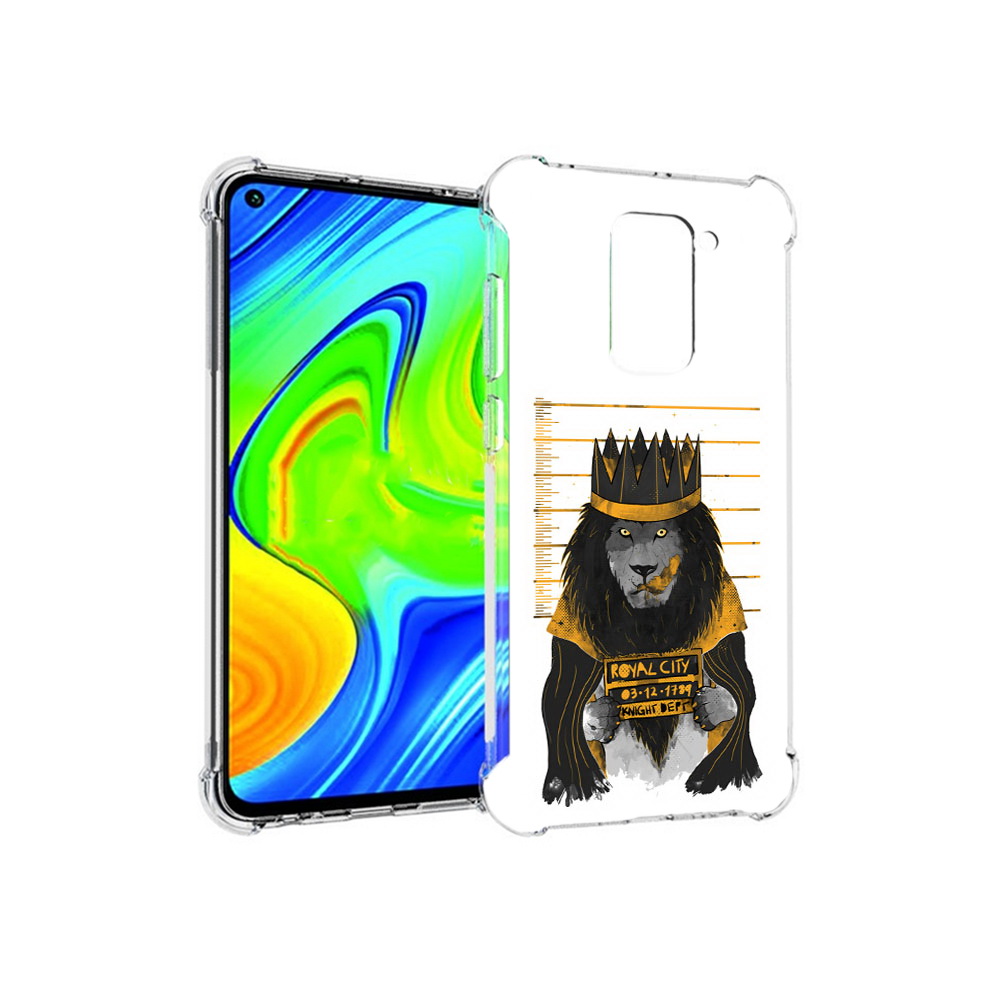 Чехол MyPads Tocco для Xiaomi Redmi Note 9 лев в законе (PT150805.258.435)