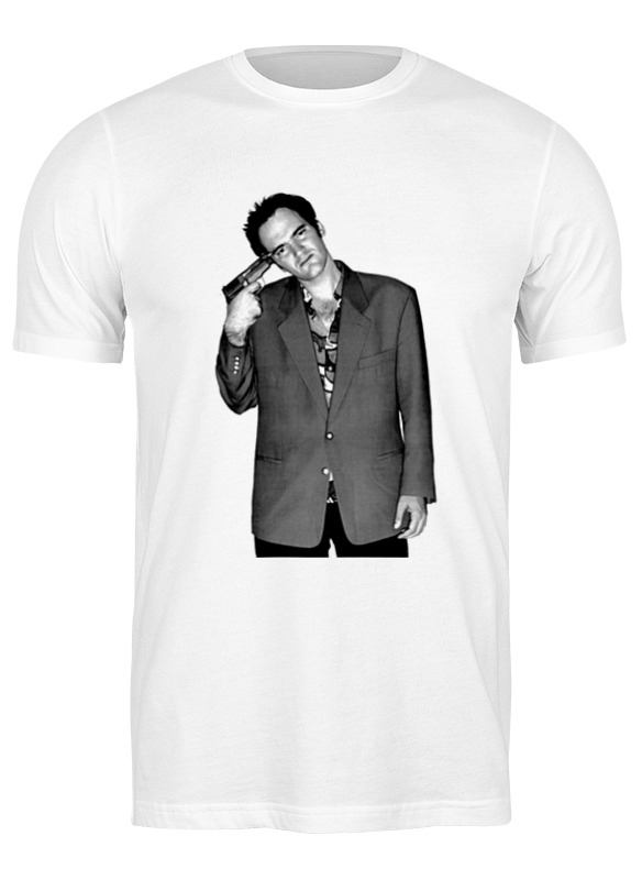 

Футболка мужская Printio Quentin tarantino белая 3XL, Белый, Quentin tarantino