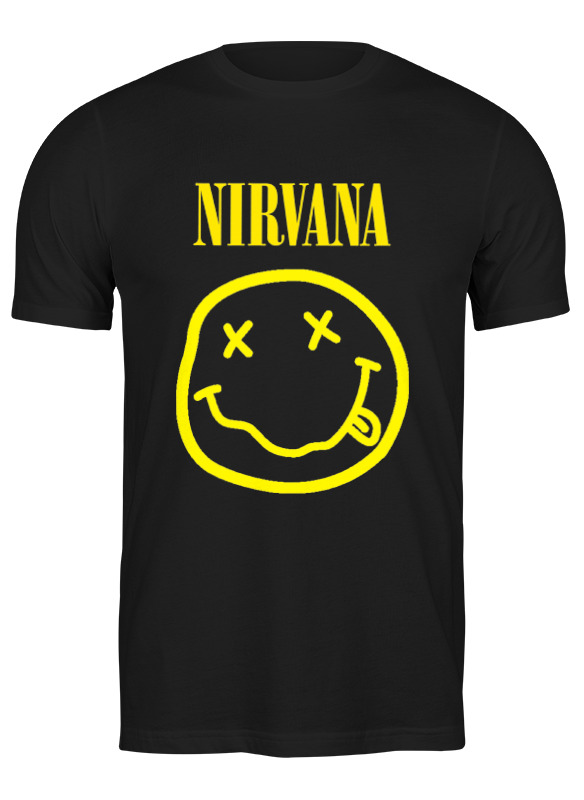 

Футболка мужская Printio Nirvana черная 3XL, Черный, Nirvana