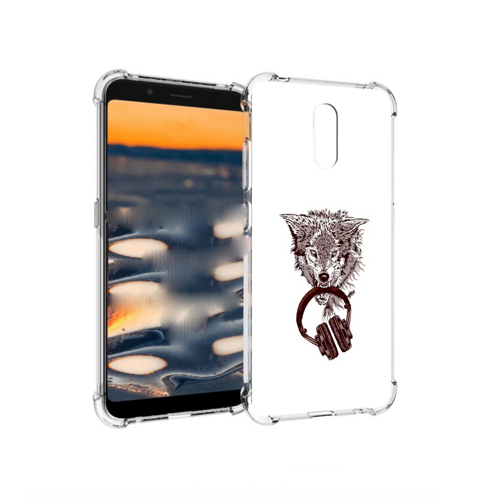 

Чехол MyPads Tocco для Nokia C2 дикий волк (PT227055.113.325), Прозрачный, Tocco