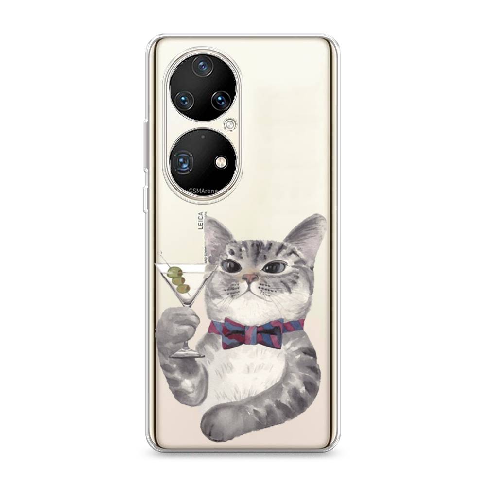 

Чехол Awog "Кот джентльмен" для Huawei P50 Pro