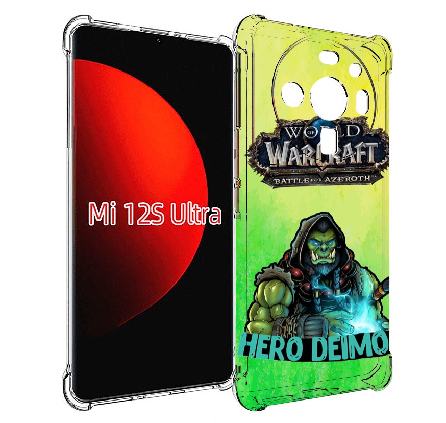 

Чехол MyPads world-of-warcraft мужской для Xiaomi 12S Ultra, Прозрачный, Tocco
