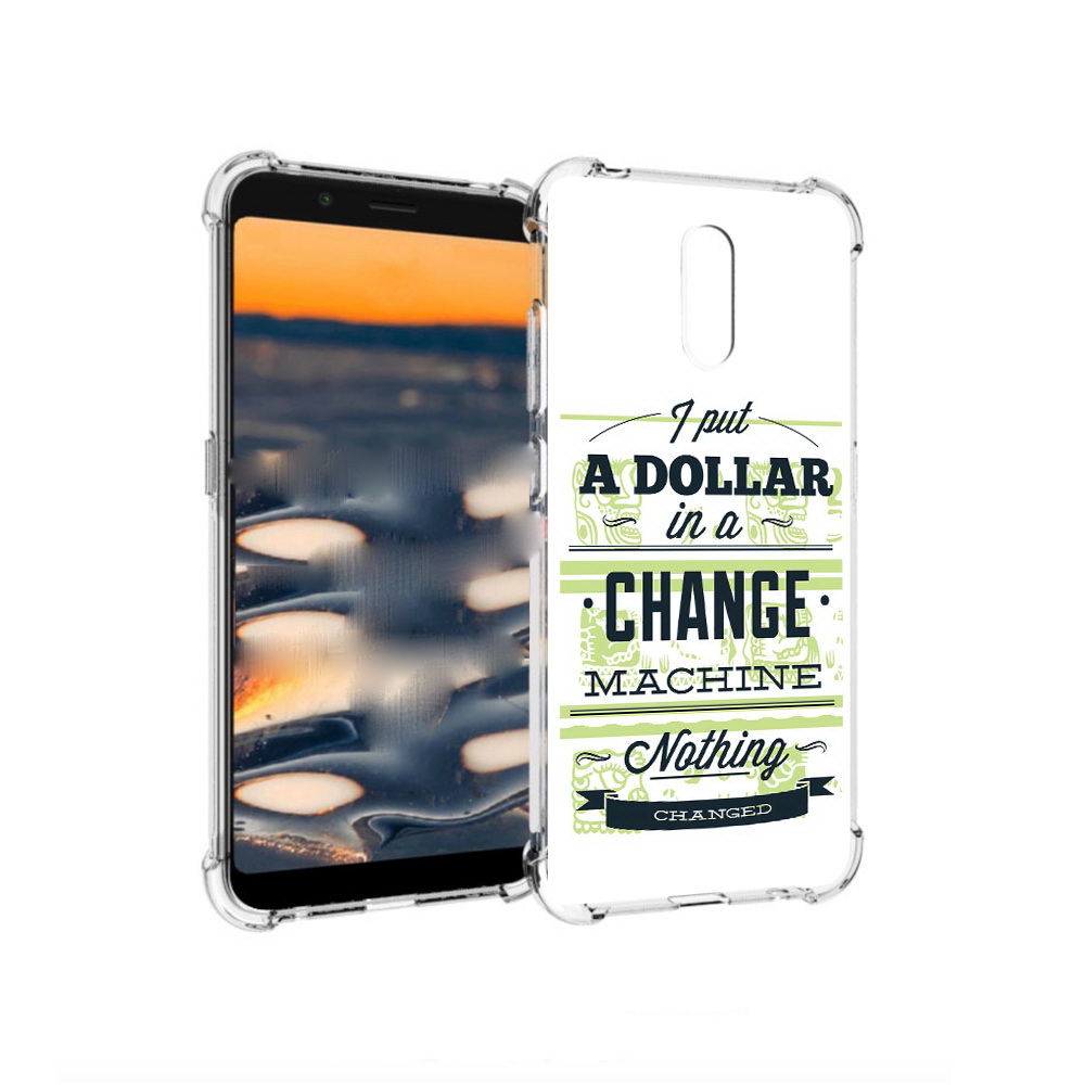 

Чехол MyPads Tocco для Nokia C2 доллар надпись (PT227055.113.336), Прозрачный, Tocco