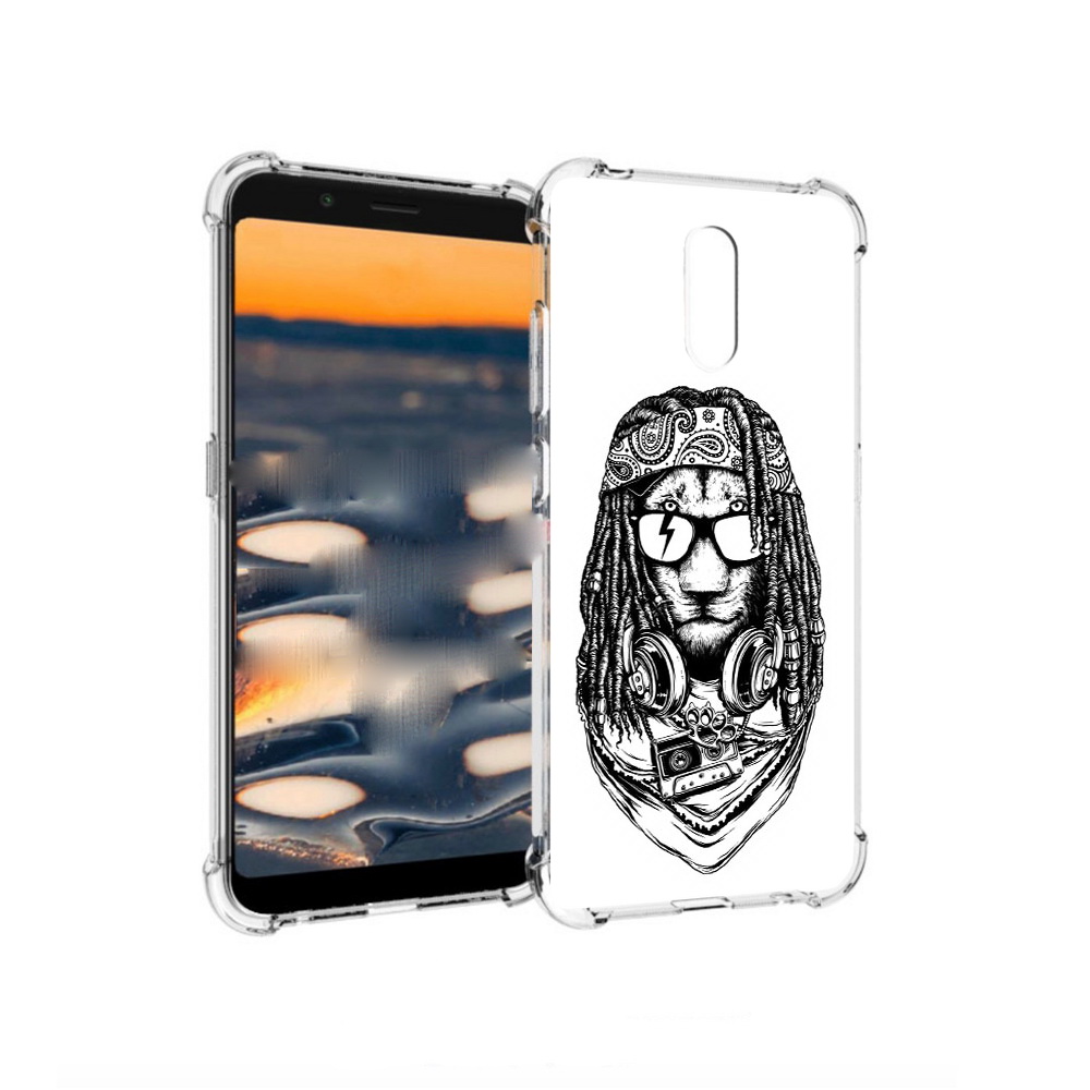 

Чехол MyPads Tocco для Nokia C2 дреды льва (PT227055.113.338), Прозрачный, Tocco