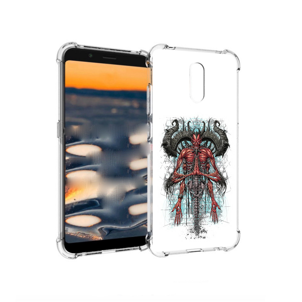 

Чехол MyPads Tocco для Nokia C2 дьявол (PT227055.113.340), Прозрачный, Tocco