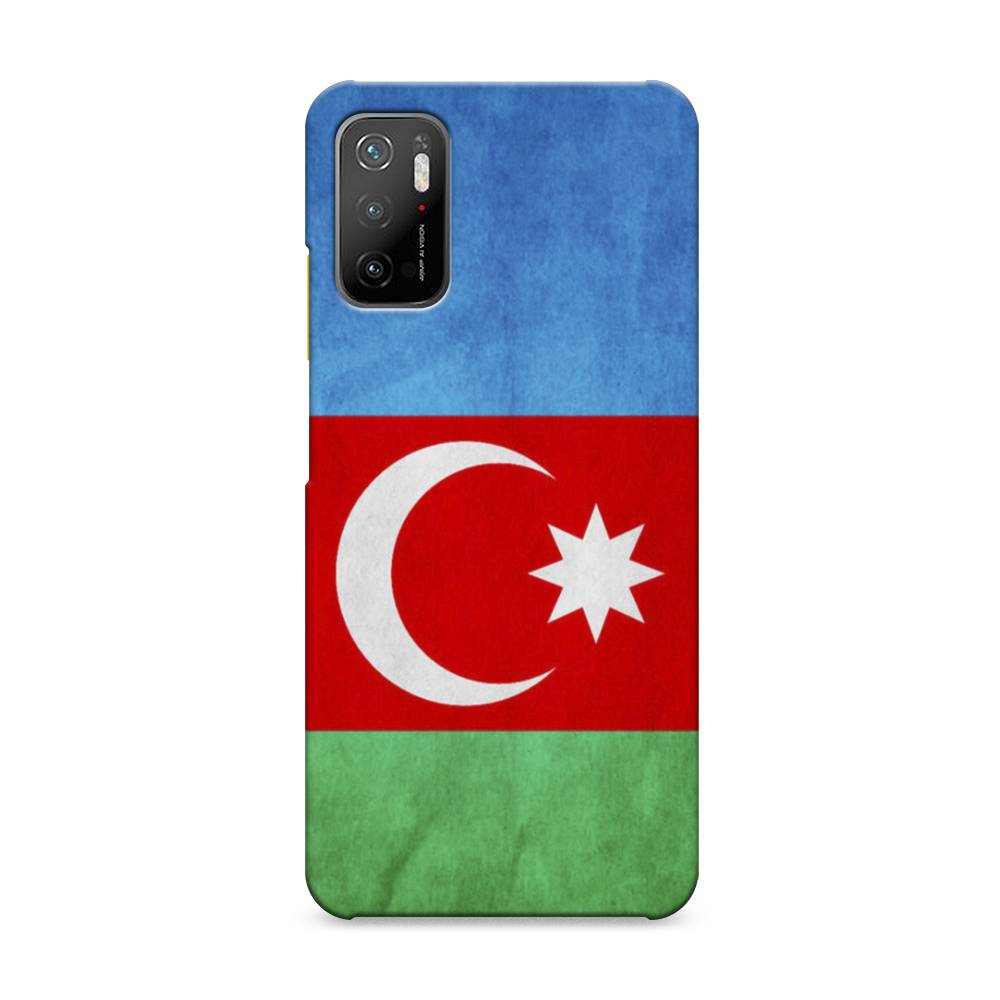 

Пластиковый чехол "Флаг Азербайджана" на Xiaomi Poco M3 Pro, 311020-4