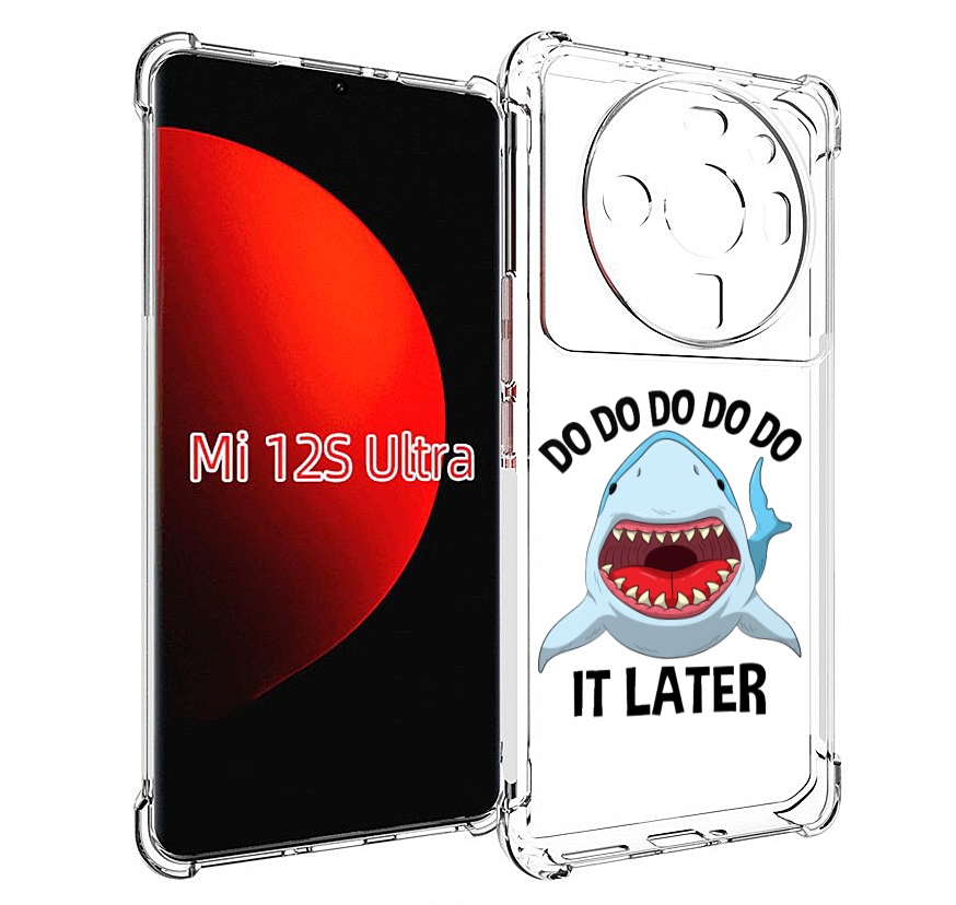 

Чехол MyPads Акула для Xiaomi 12S Ultra, Прозрачный, Tocco