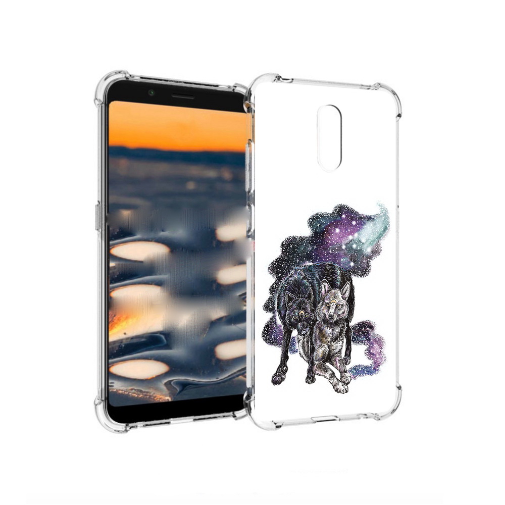 

Чехол MyPads Tocco для Nokia C2 звездные волки (PT227055.113.352), Прозрачный, Tocco