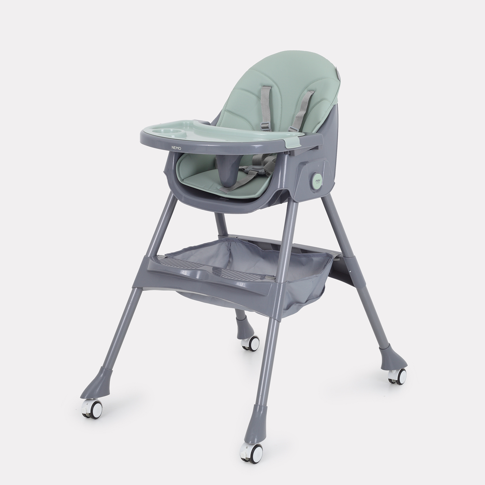 Стульчик для кормления MOWBaby NEMO MBH140 Dark Green