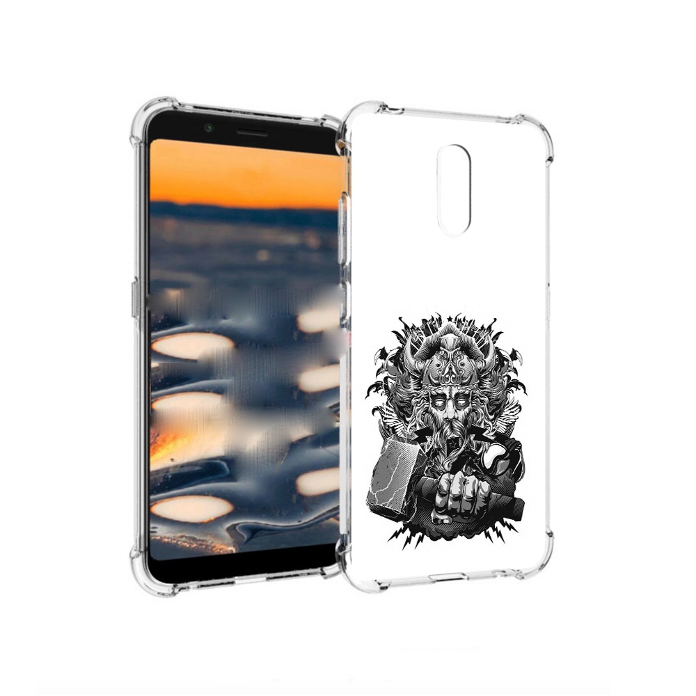 

Чехол MyPads Tocco для Nokia C2 злой тор (PT227055.113.363), Прозрачный, Tocco