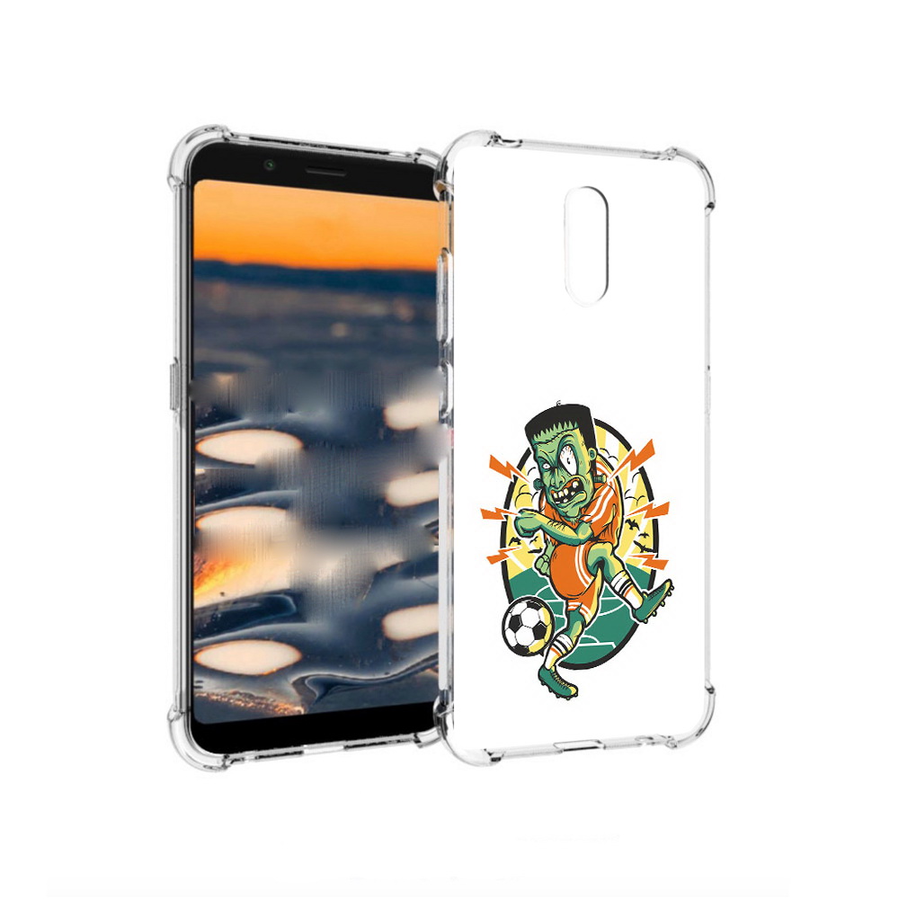 

Чехол MyPads Tocco для Nokia C2 зомби футболист (PT227055.113.368), Прозрачный, Tocco