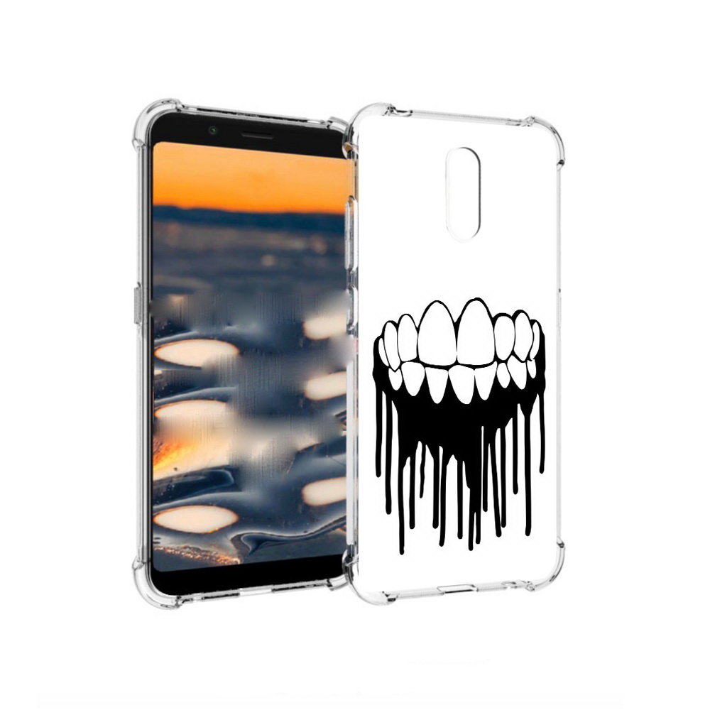 

Чехол MyPads Tocco для Nokia C2 зубы (PT227055.113.372), Прозрачный, Tocco