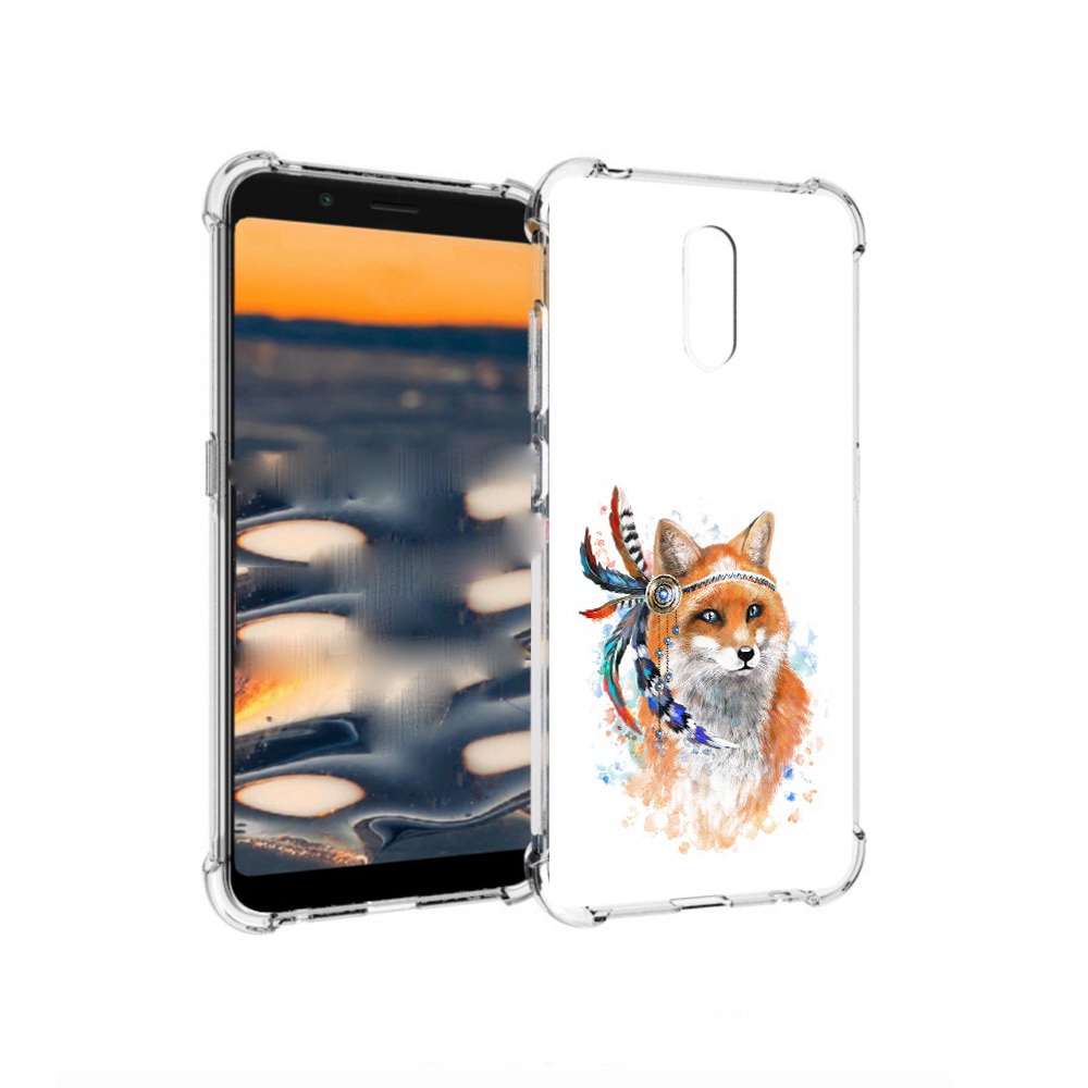 

Чехол MyPads Tocco для Nokia C2 инду лиса (PT227055.113.377), Прозрачный, Tocco