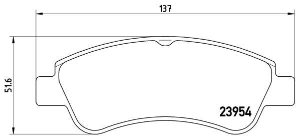 

Тормозные колодки BREMBO P61066
