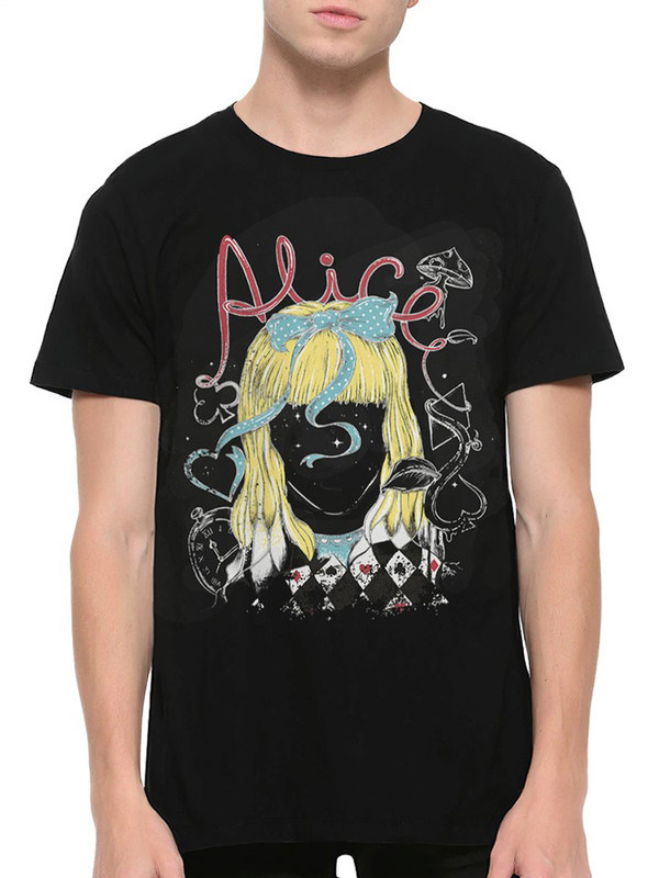 

Футболка мужская DreamShirts Studio Алиса в Стране Чудес / Сказка / черная L, Черный, Алиса в Стране Чудес / Сказка /