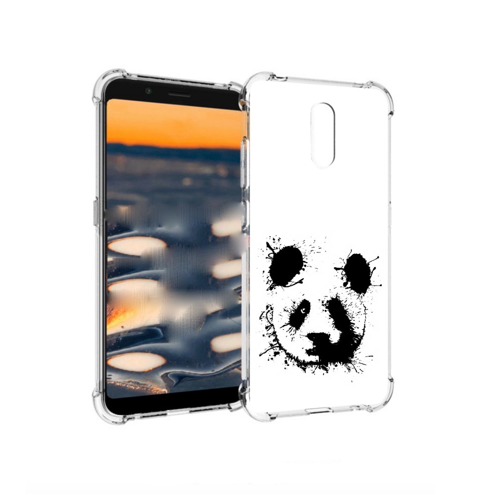 

Чехол MyPads Tocco для Nokia C2 клякса-панда (PT227055.113.389), Прозрачный, Tocco