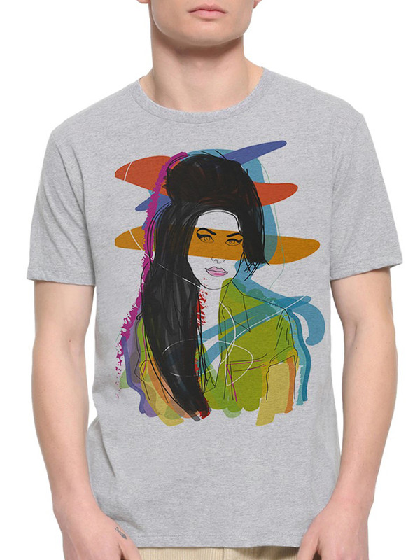 

Футболка мужская DreamShirts Studio Эми Уайнхаус / Amy Winehouse / серая 2XL, Серый, Эми Уайнхаус / Amy Winehouse /