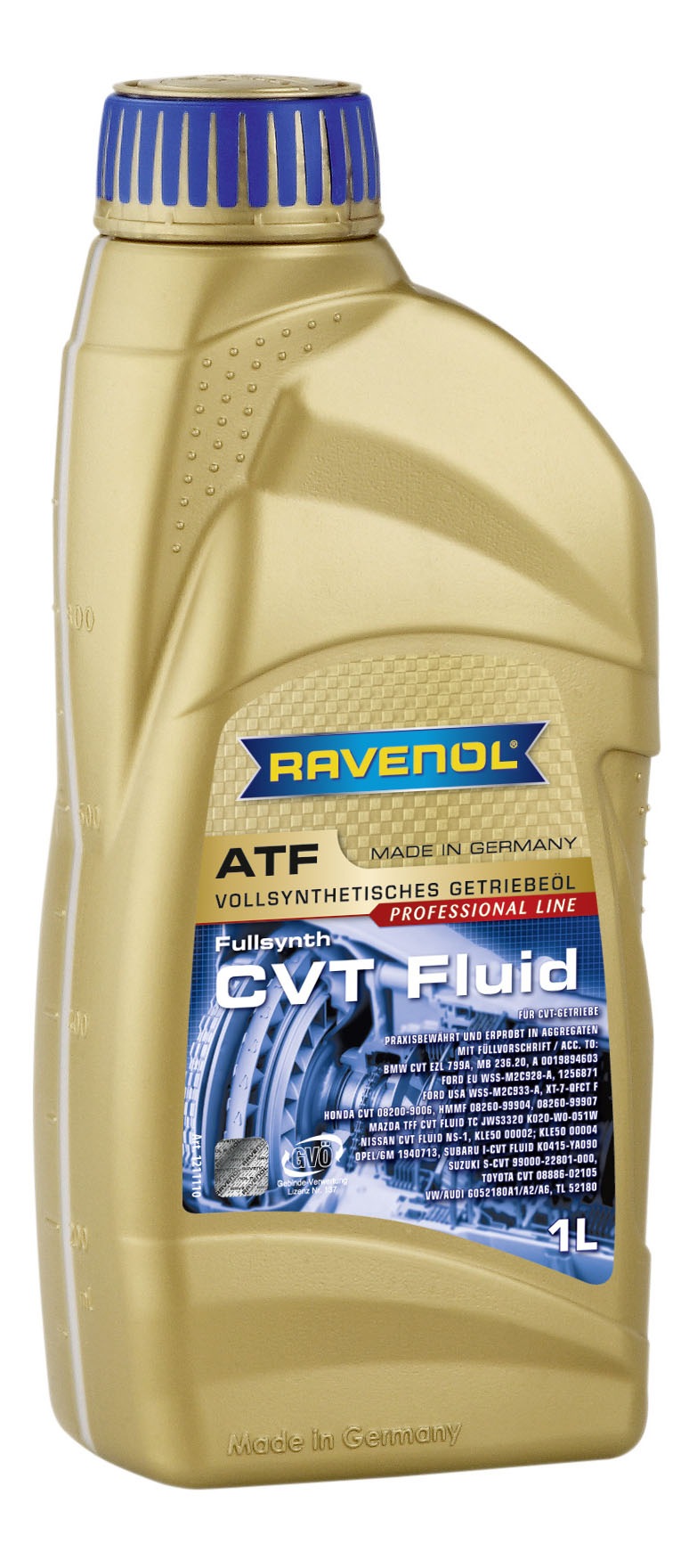 Трансмиссионное масло RAVENOL CVT Fluid 1л 1211110-001