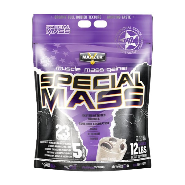

Гейнер Maxler Special Mass Gainer, 5400 г, cookies and cream, Special Mass Gainer