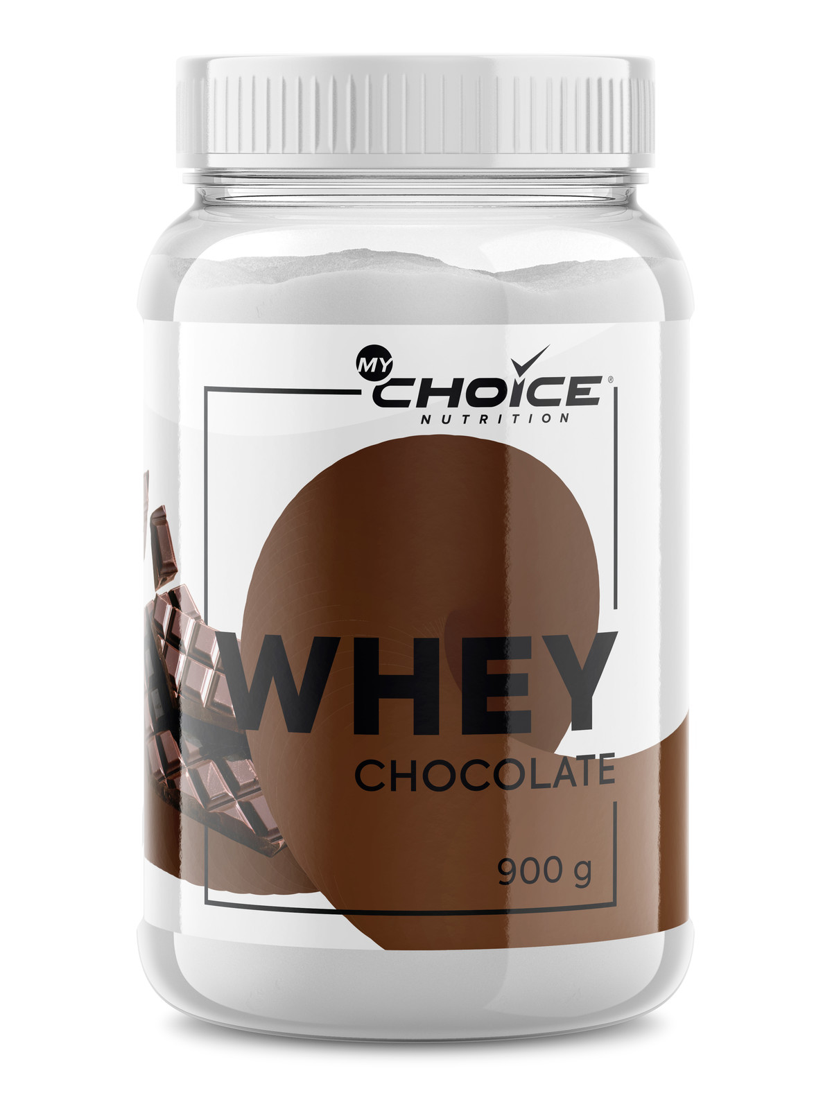 фото Протеин my choice nutrition whey, 900 г, шоколад