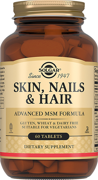 Купить Advanced Msm Formula, Solgar Skin, Nails and Hair таблетки 60 шт.